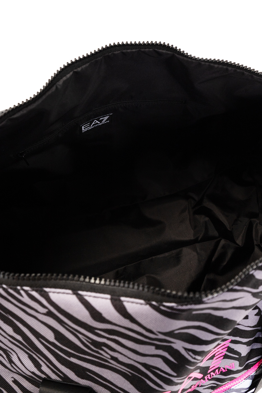 TARIN Black Holdall bag with logo EA7 Emporio Armani